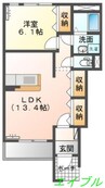 ハイム　エクセル 1LDKの間取り