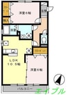 クリーン・アレテー 2LDKの間取り