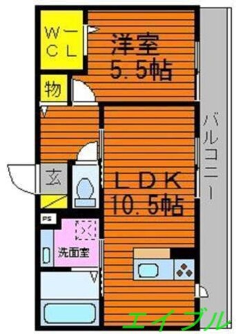 間取図 アヴァンスⅡ