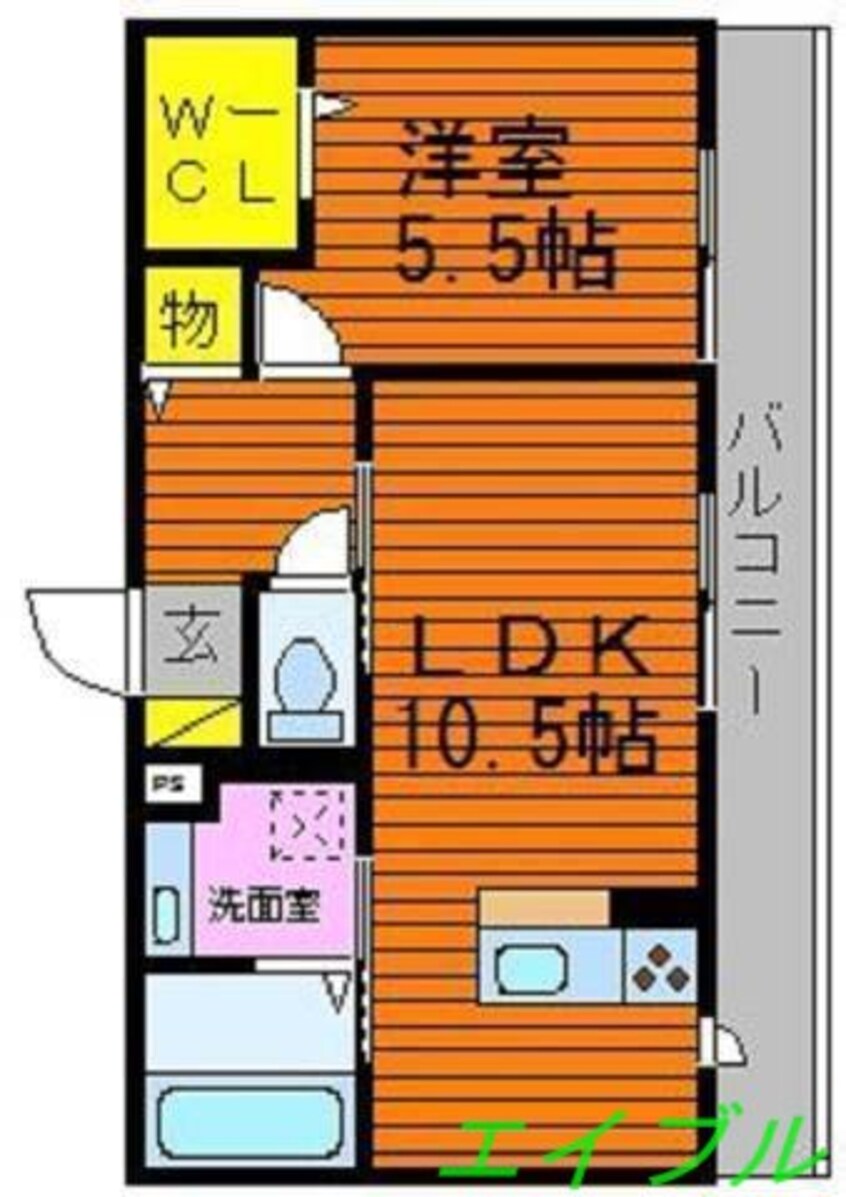間取図 アヴァンスⅡ