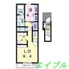 フェリオ 1LDKの間取り