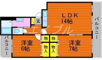 間取図 リヴェール