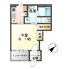ルミエール Ｋ 1Kの間取り
