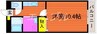 成和第６ビル 1Kの間取り