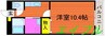 成和第６ビル 1Kの間取り