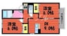 ウィルモア 2DKの間取り