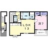 リルメルシエル 1LDKの間取り