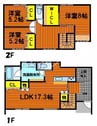 西古松2丁目戸建て 3LDKの間取り