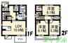 東古松　借家 3LDKの間取り