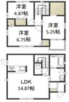 エスド・クーポラ　C 3LDKの間取り