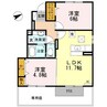 メルベイユ 2LDKの間取り