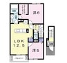 ラ・リューＡ 2LDKの間取り
