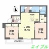 シャーメゾン　カームヴィラ 2LDKの間取り