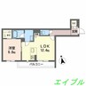 シャーメゾン　カームヴィラ 1LDKの間取り