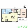 シャーメゾン　カームヴィラ 1LDKの間取り