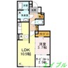 ナウ　リヴィエール 1LDK+Sの間取り