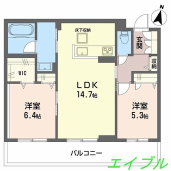 間取図 アイビー倉敷　Ｃ棟