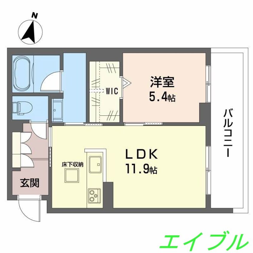 間取図 アイビー倉敷　Ｃ棟