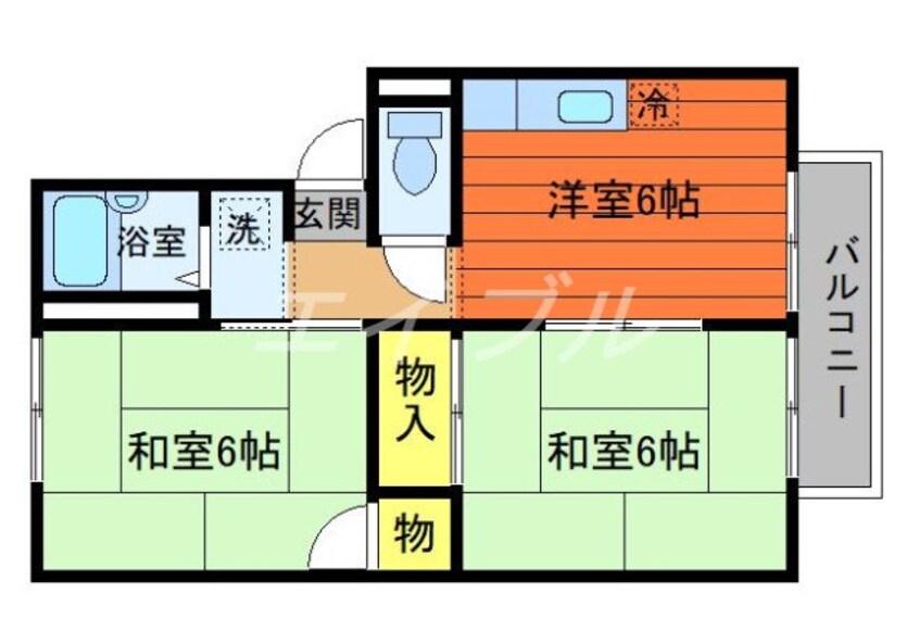 間取図 プレジール林