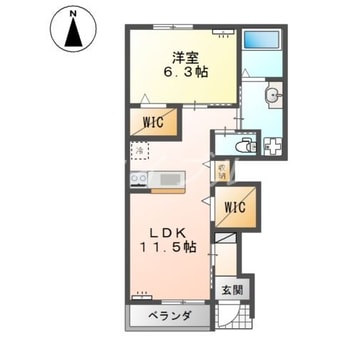 間取図 ヴィラ　エスポワール