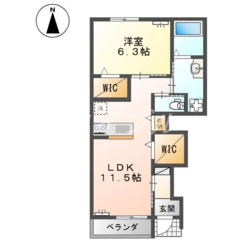 間取図 ヴィラ　エスポワール
