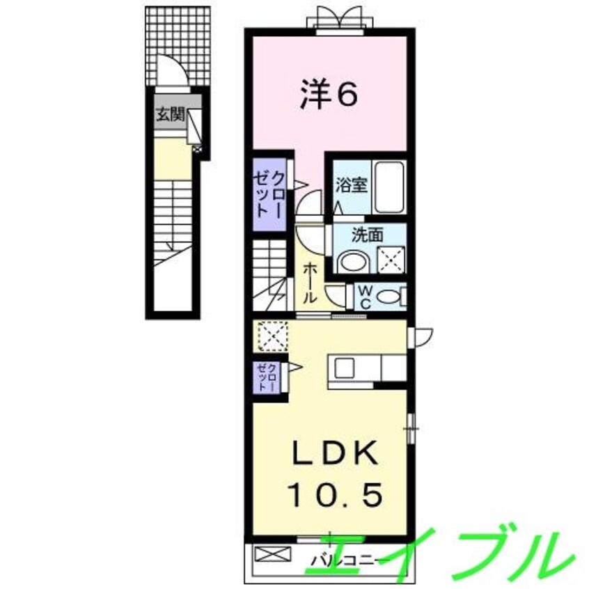 間取図 カサラン