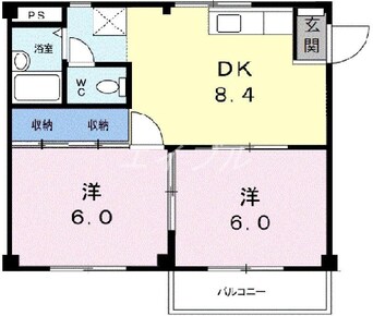 間取図 シティハイツ真野