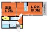 Tic・Tic中庄 1LDKの間取り