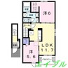 アルバーダ・ＫⅤ 2LDKの間取り