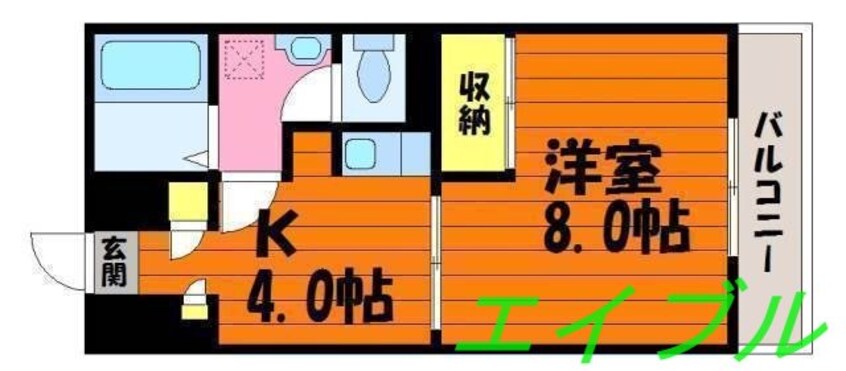 間取図 カーサ・ナリトモ中庄