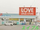 くすりのラブ下中野店(ドラッグストア)まで802m リースランド西市　Ｄ棟