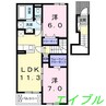 ベニアージュ　Ｄ 2LDKの間取り