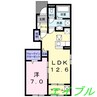 ベニアージュ　Ｄ 1LDKの間取り