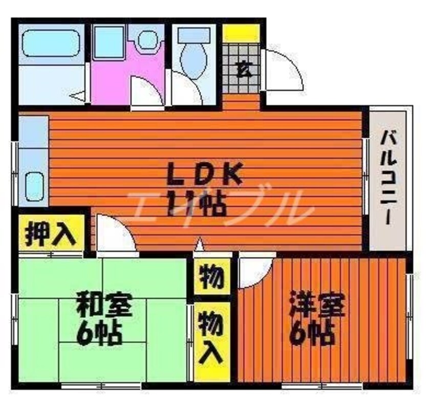 間取図 パストラル浦安