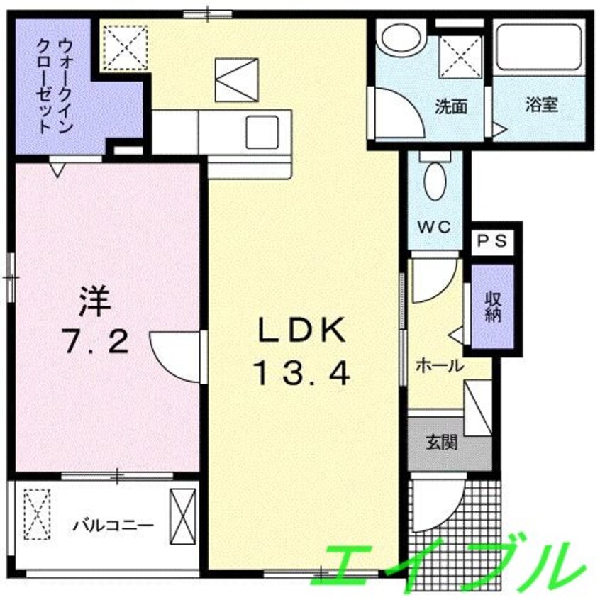 間取図 リバーガーデン