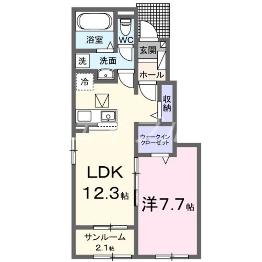 間取図 オーブＮ