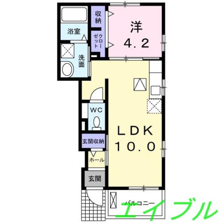 間取図 アヴェニール