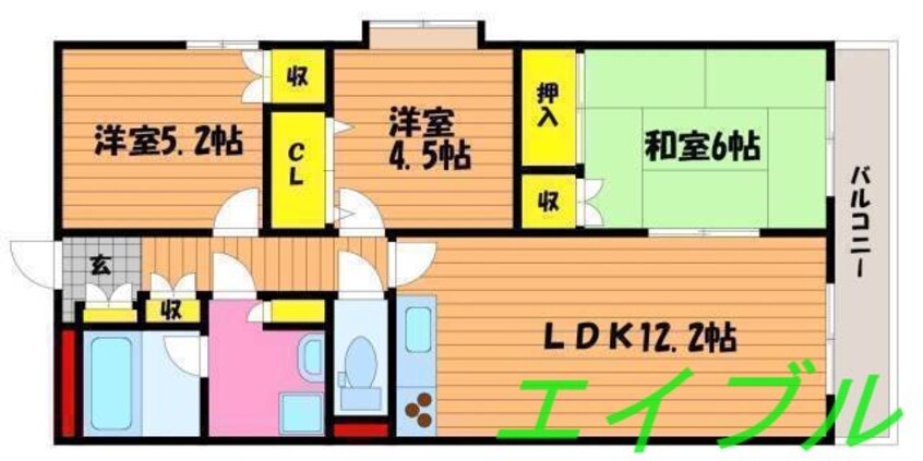 間取図 コマンドモジュール