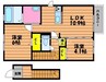 ヴェラビスタ 2LDKの間取り