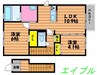ヴェラビスタ 2LDKの間取り