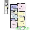 スミールⅠ 2LDKの間取り