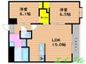 ベンビレッジ平田西公園 2LDKの間取り