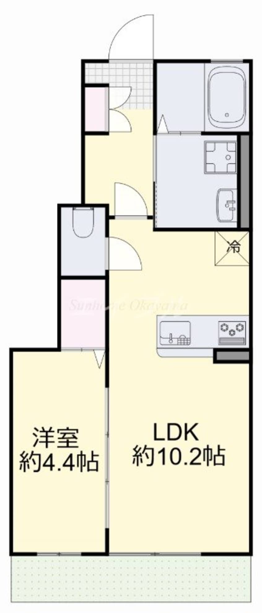 間取図 ハピネス