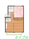 サニーハイツ茶屋町 2DKの間取り
