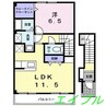 ニルヴァーナ　ウーノ 1LDKの間取り