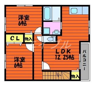 間取図 ヴィラ鴻