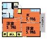 パークヒル　Ｃ棟 2Kの間取り