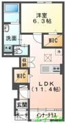Premier 1LDKの間取り