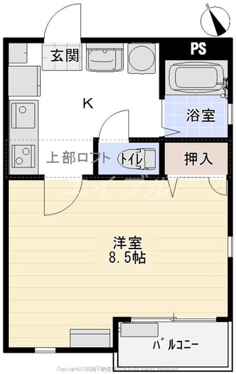間取図 TAKEYARIハイツⅡ