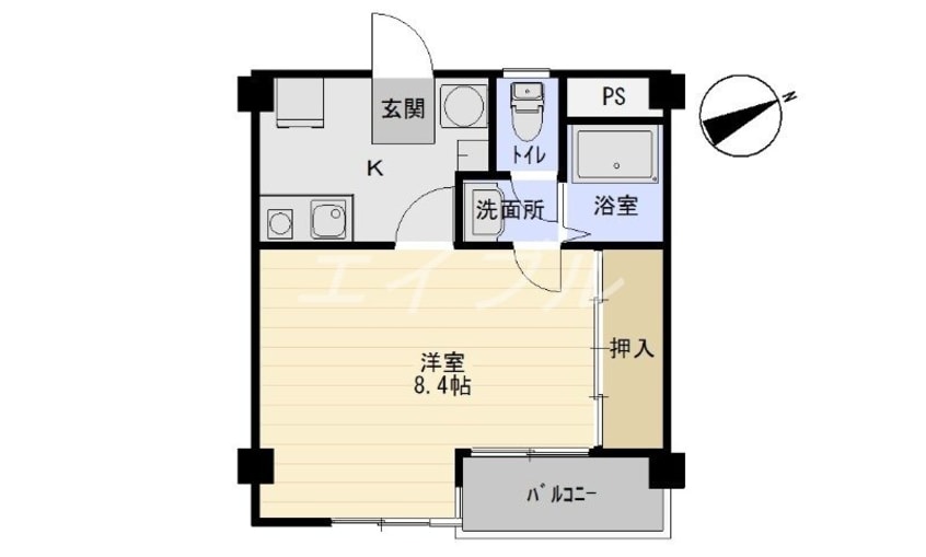 間取図 TAKEYARIハイツ